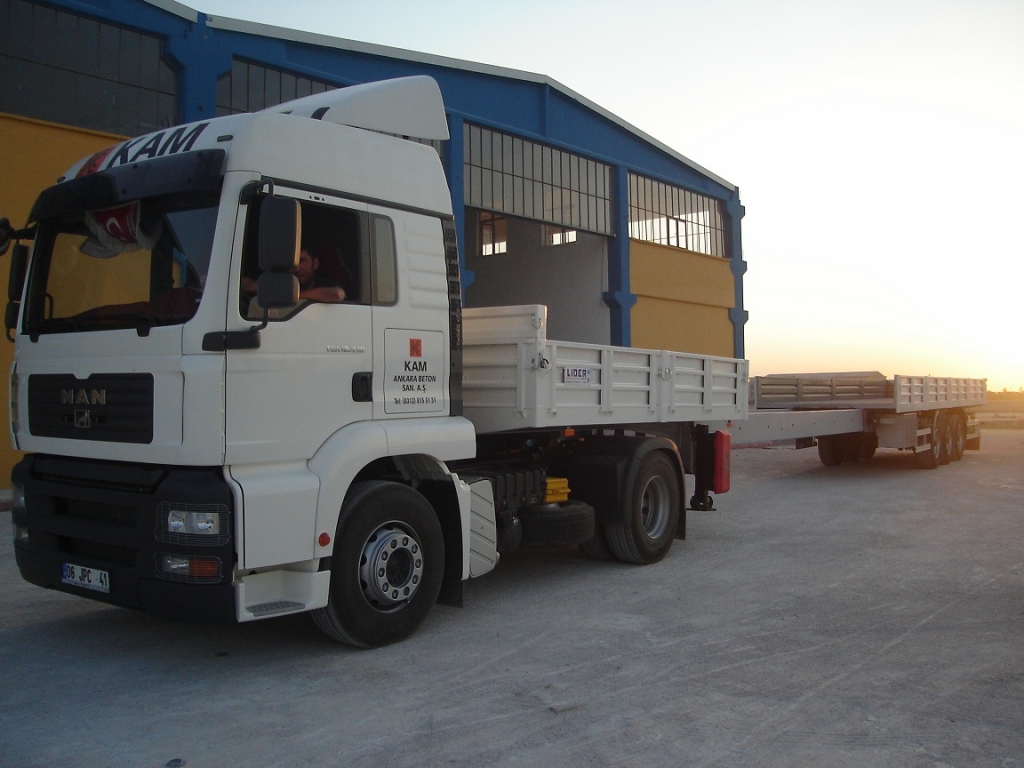 Uzatılabilir Flatbed treyler 